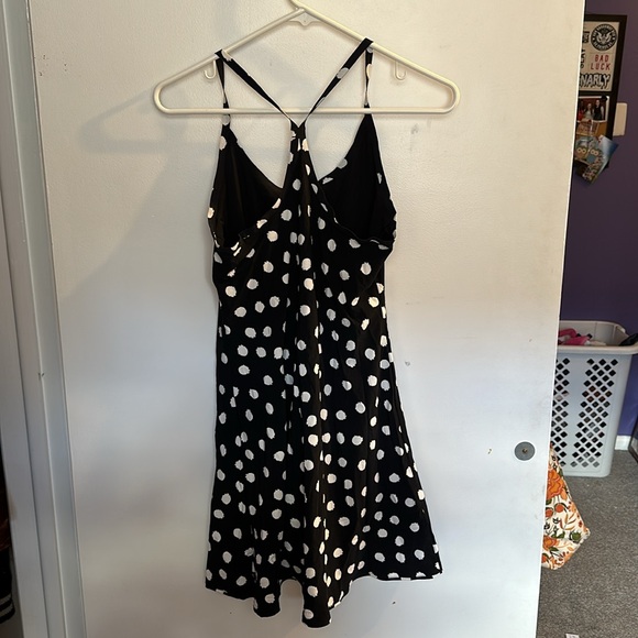 Outdoor Voices The Exercise Dress in Black POLKA DOT Size S - Picture 4 of 4